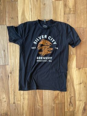 SLIVER CITY BREWING Black Graphic Tee
